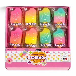 پاک کن ژله ای طرح بستنی Popsicle Sweet Eraser (بسته 24 عددی)